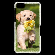 Coque Blackberry Z10 Chiot Golden red river