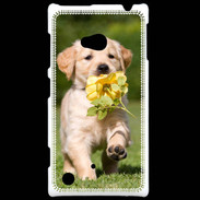 Coque Nokia Lumia 720 Chiot Golden red river