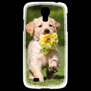 Coque Samsung Galaxy S4 Chiot Golden red river
