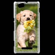 Coque Sony Xperia M Chiot Golden red river