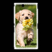 Coque Sony Xpéria Z Ultra Chiot Golden red river