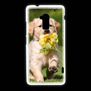 Coque HTC One Max Chiot Golden red river
