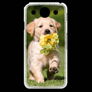 Coque LG G Pro Chiot Golden red river