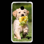 Coque Nokia Lumia 630 Chiot Golden red river