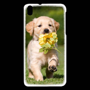 Coque HTC Desire 816 Chiot Golden red river