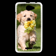 Coque HTC Desire 516 Chiot Golden red river