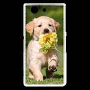 Coque Sony Xperia Z3 Compact Chiot Golden red river