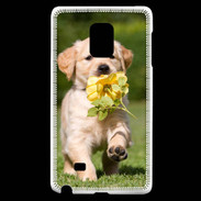 Coque Samsung Galaxy Note Edge Chiot Golden red river
