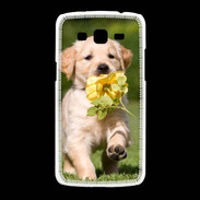 Coque Samsung Galaxy Grand2 Chiot Golden red river