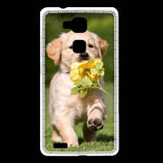 Coque Huawei Ascend Mate 7 Chiot Golden red river