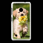 Coque Nokia Lumia 530 Chiot Golden red river