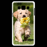 Coque Samsung A7 Chiot Golden red river
