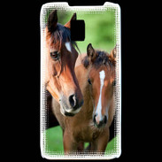 Coque LG P990 Jument et son poulain