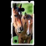 Coque Nokia Lumia 720 Jument et son poulain