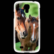 Coque Samsung Galaxy S4 Jument et son poulain