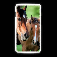 Coque LG L5 2 Jument et son poulain