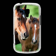 Coque Samsung Galaxy Trend Jument et son poulain