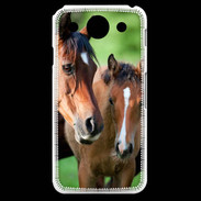 Coque LG G Pro Jument et son poulain