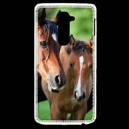 Coque LG G2 Jument et son poulain