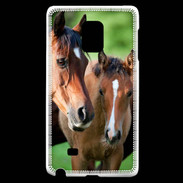 Coque Samsung Galaxy Note Edge Jument et son poulain