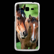 Coque Samsung Core Plus Jument et son poulain