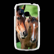 Coque Samsung Galaxy Young Jument et son poulain