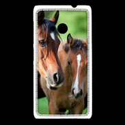 Coque Nokia Lumia 535 Jument et son poulain