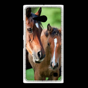 Coque Nokia Lumia 735 Jument et son poulain