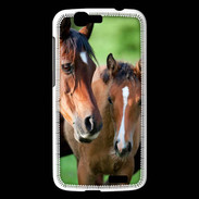 Coque Huawei Ascend G7 Jument et son poulain