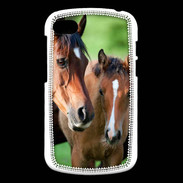 Coque Blackberry Q10 Jument et son poulain