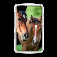 Coque BlackBerry 9720 Jument et son poulain
