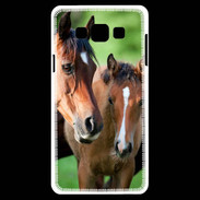 Coque Samsung A7 Jument et son poulain