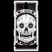 Coque Sony Xperia U Tête de mort 1