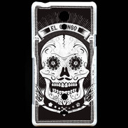 Coque Sony Xperia T Tête de mort 1