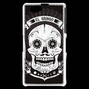Coque Sony Xperia Z1 Compact Tête de mort 1