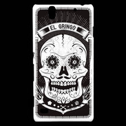 Coque Sony Xperia C4 Tête de mort 1