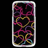 Coque Samsung Galaxy S4 Amour de cœur coloré