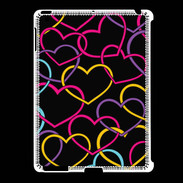 Coque iPad 2/3 Amour de cœur coloré