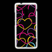 Coque HTC One Max Amour de cœur coloré