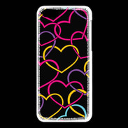 Coque iPhone 5C Amour de cœur coloré