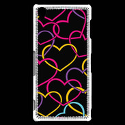Coque Sony Xperia Z3 Amour de cœur coloré