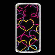 Coque LG G3 Amour de cœur coloré
