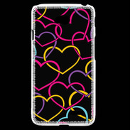 Coque LG L70 Amour de cœur coloré