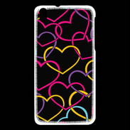 Coque HTC Desire 816 Amour de cœur coloré