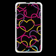 Coque HTC Desire 516 Amour de cœur coloré