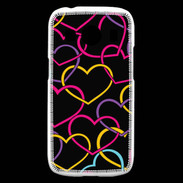 Coque Samsung Galaxy Ace4 Amour de cœur coloré