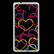 Coque Huawei Ascend Mate 7 Amour de cœur coloré