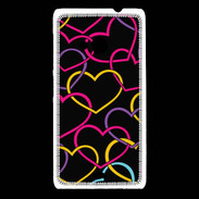 Coque Nokia Lumia 535 Amour de cœur coloré