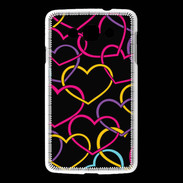 Coque LG L60 Amour de cœur coloré