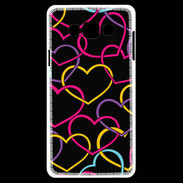 Coque Samsung A7 Amour de cœur coloré